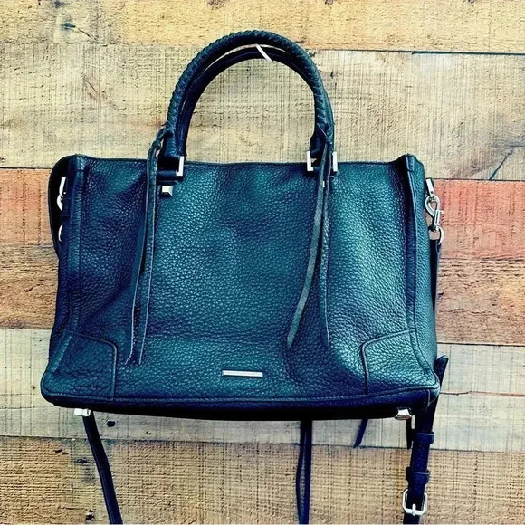 Rebecca Minkoff Regan Pebbled Leather Satchel/Crossbody - Picture 4 of 16